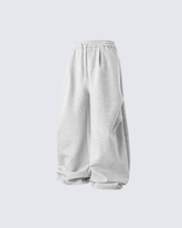 Oversized Stack-Leg Sweatpants