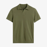 Casual Knit Polo Shirt