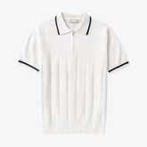 Old Money Half-Zip Knitted Polo