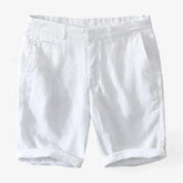 Old Money Pure Linen Shorts