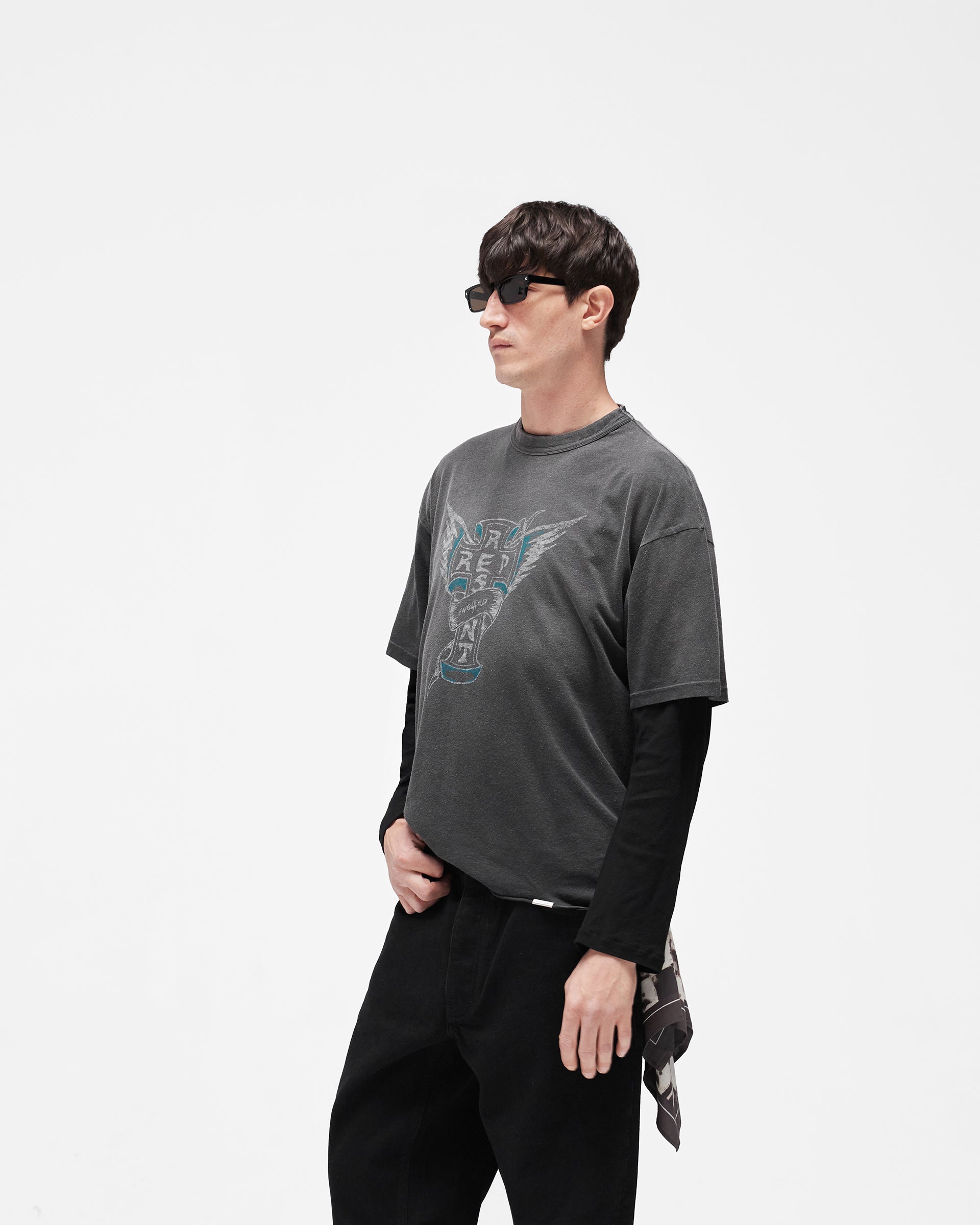 Westside T-Shirt - Stained Black
