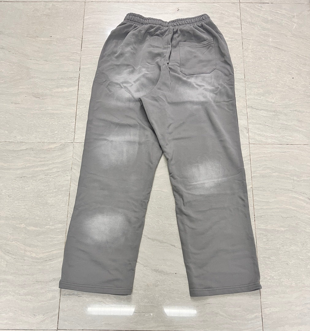 Grey Tribal Graphic Baggy Sweatpants