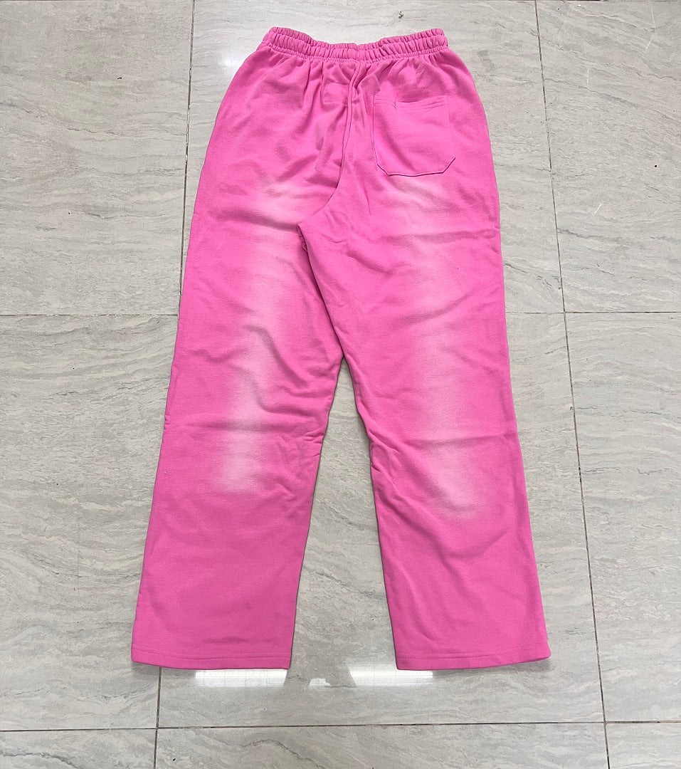 Hot Pink Tribal Graphic Baggy Sweatpants