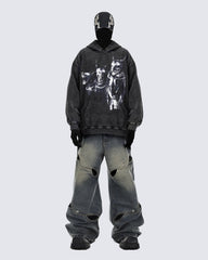 KIIKIO Street Fashion Denim Pants