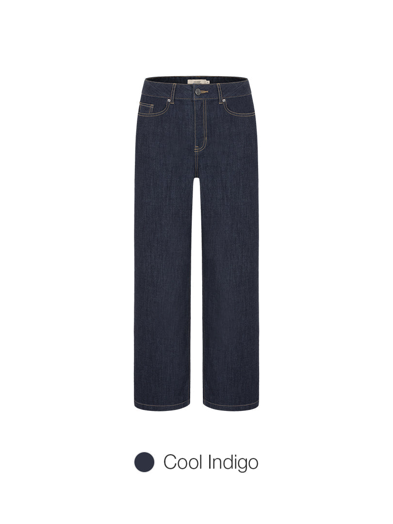 Ice airdenim Semi-Wide Jeans