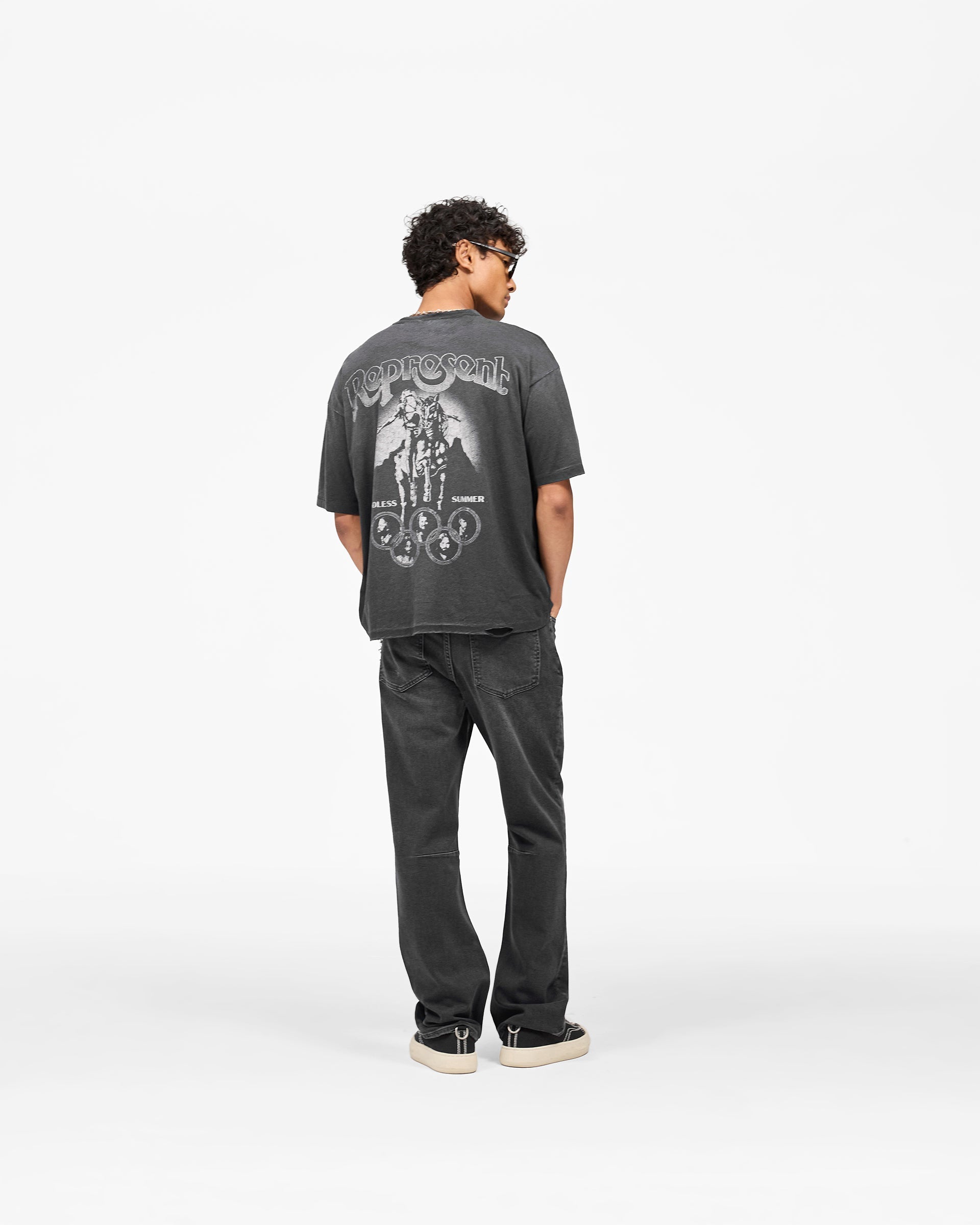 Represent x Beach Boys Endless Summer T-Shirt - Stained Black