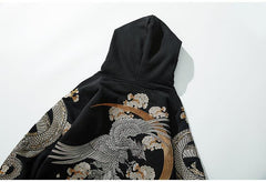 Embroidered Phoenix Hoodie