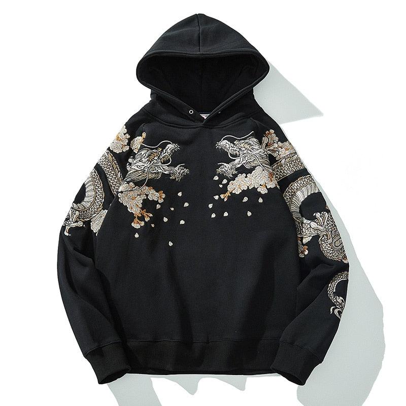 Embroidered Phoenix Hoodie