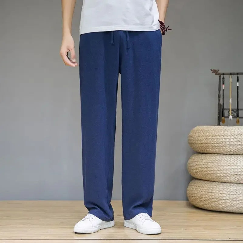 Loose Fit Drawstring Pants