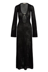 Montego Dress - Black Lace Crochet