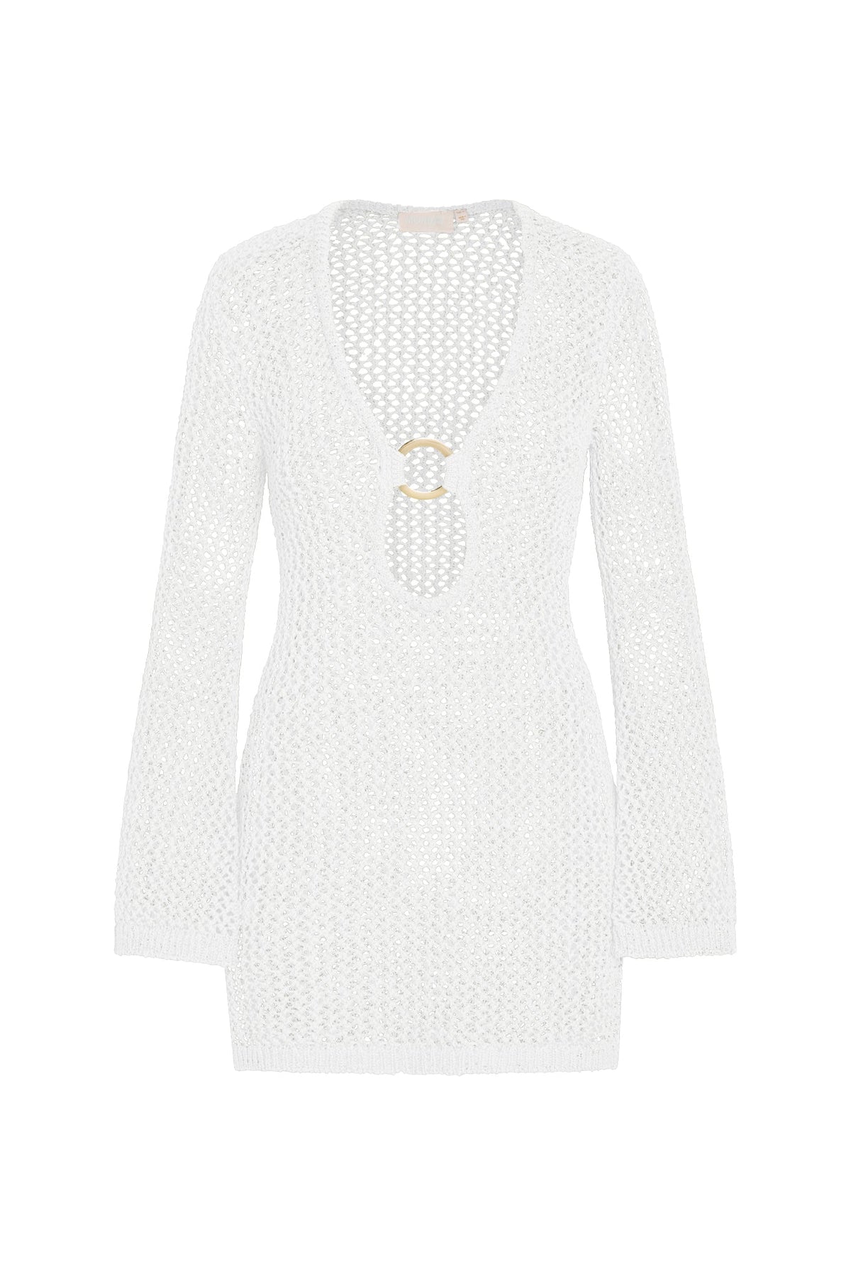 Montego Mini Dress - White Petit Crochet