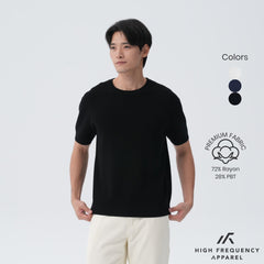 Heavyweight Knitted Short Sleeve T-Shirt