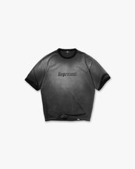 Represent Ringer T-Shirt - Stained Black