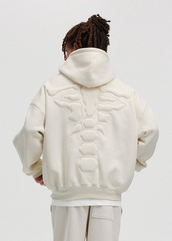 BONELESS Embossed Skeleton Hoodie