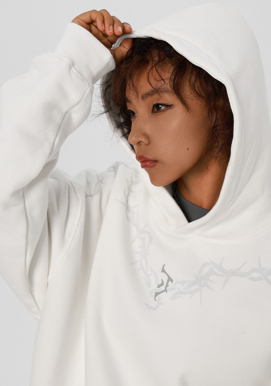 JHYQ Thorn Collar Hoodie