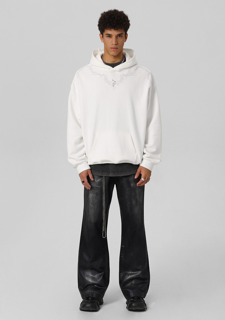 JHYQ Thorn Collar Hoodie