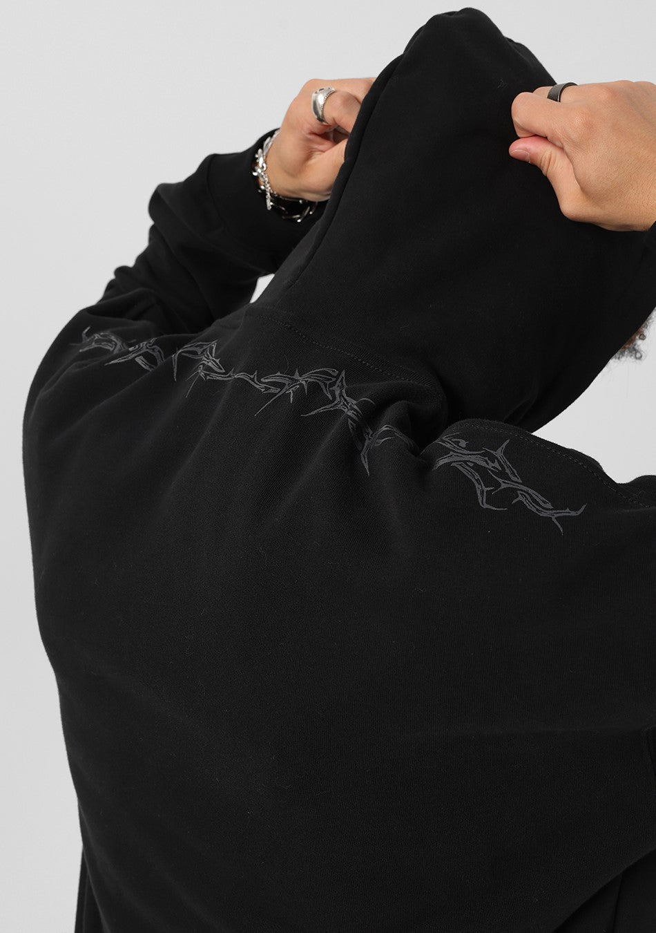 JHYQ Thorn Collar Hoodie