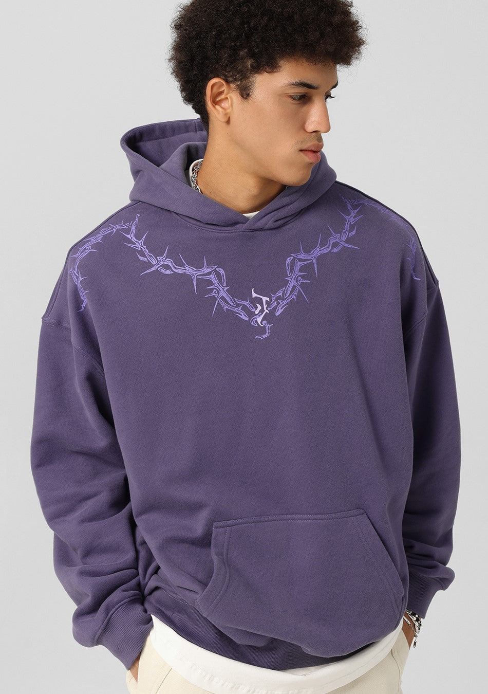 JHYQ Thorn Collar Hoodie