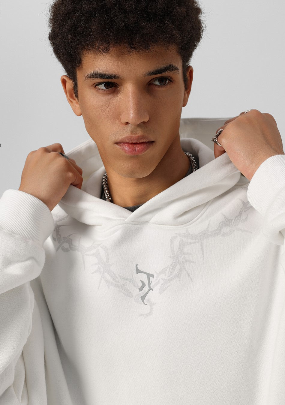 JHYQ Thorn Collar Hoodie