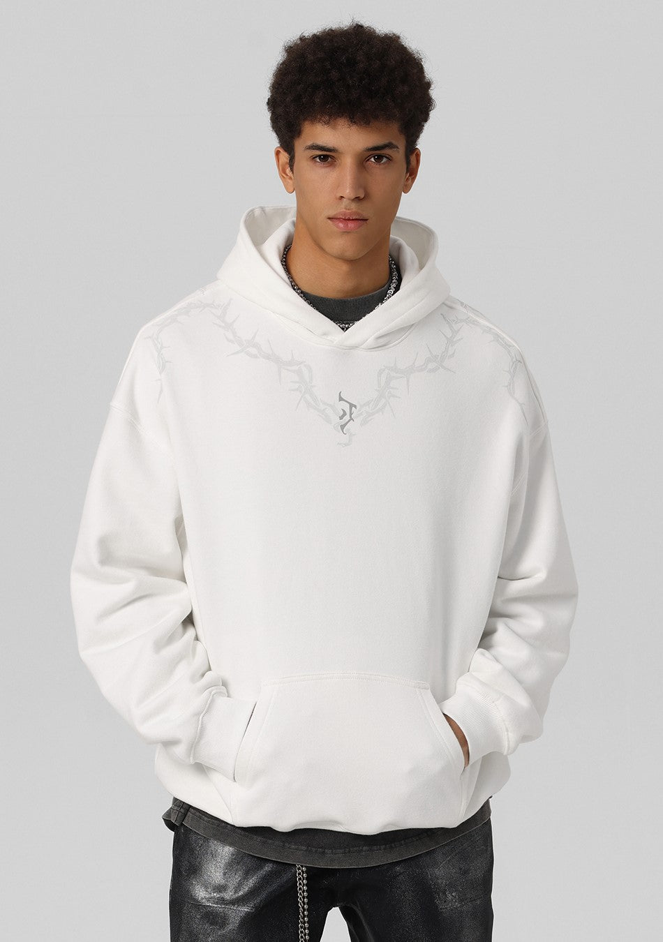 JHYQ Thorn Collar Hoodie