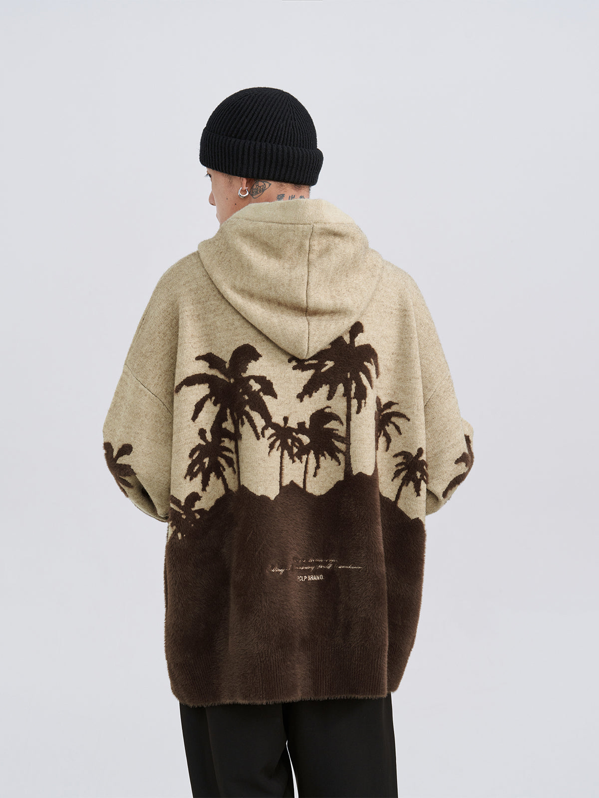PCLP "King Palm" Knit Hoodie