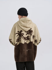 PCLP "King Palm" Knit Hoodie