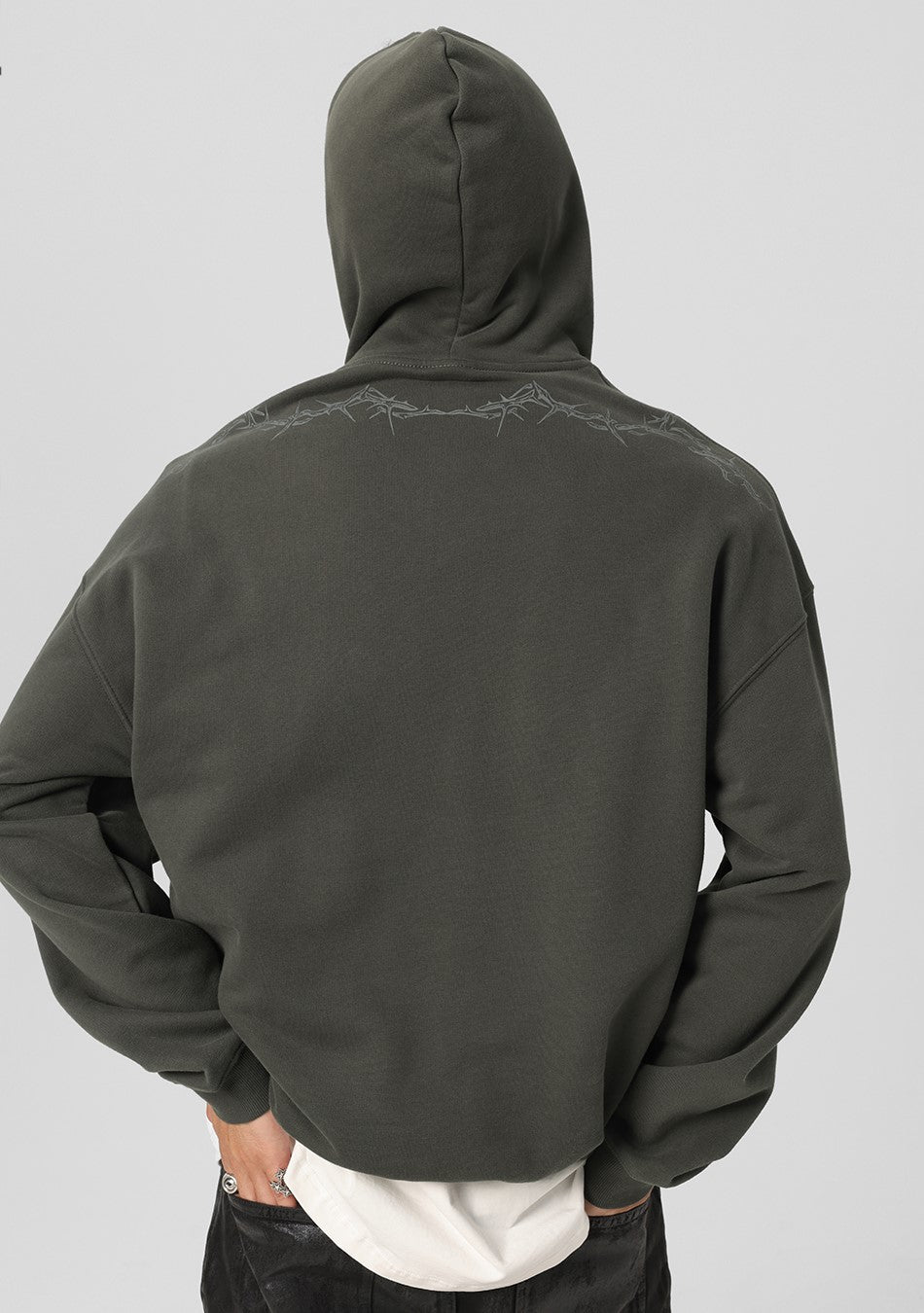 JHYQ Thorn Collar Hoodie