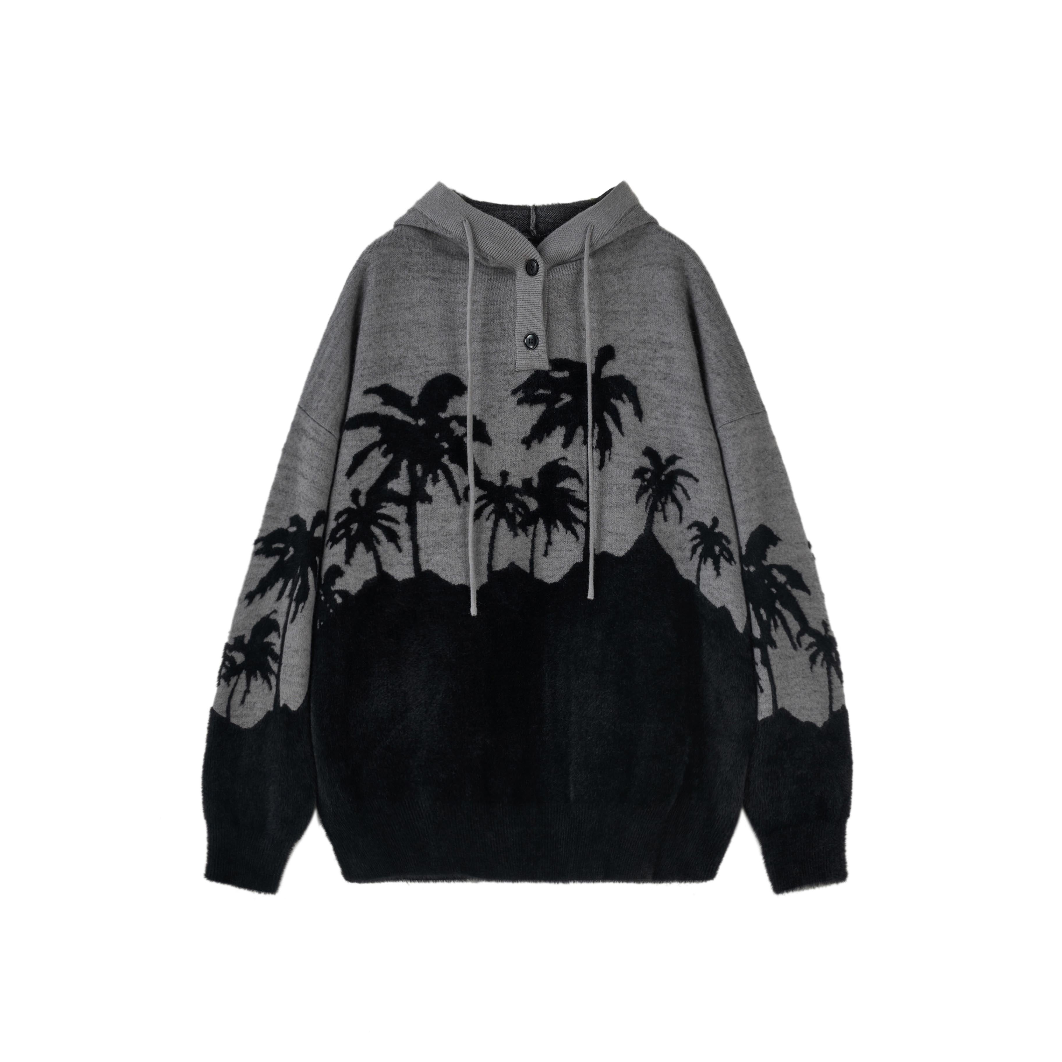 PCLP "King Palm" Knit Hoodie