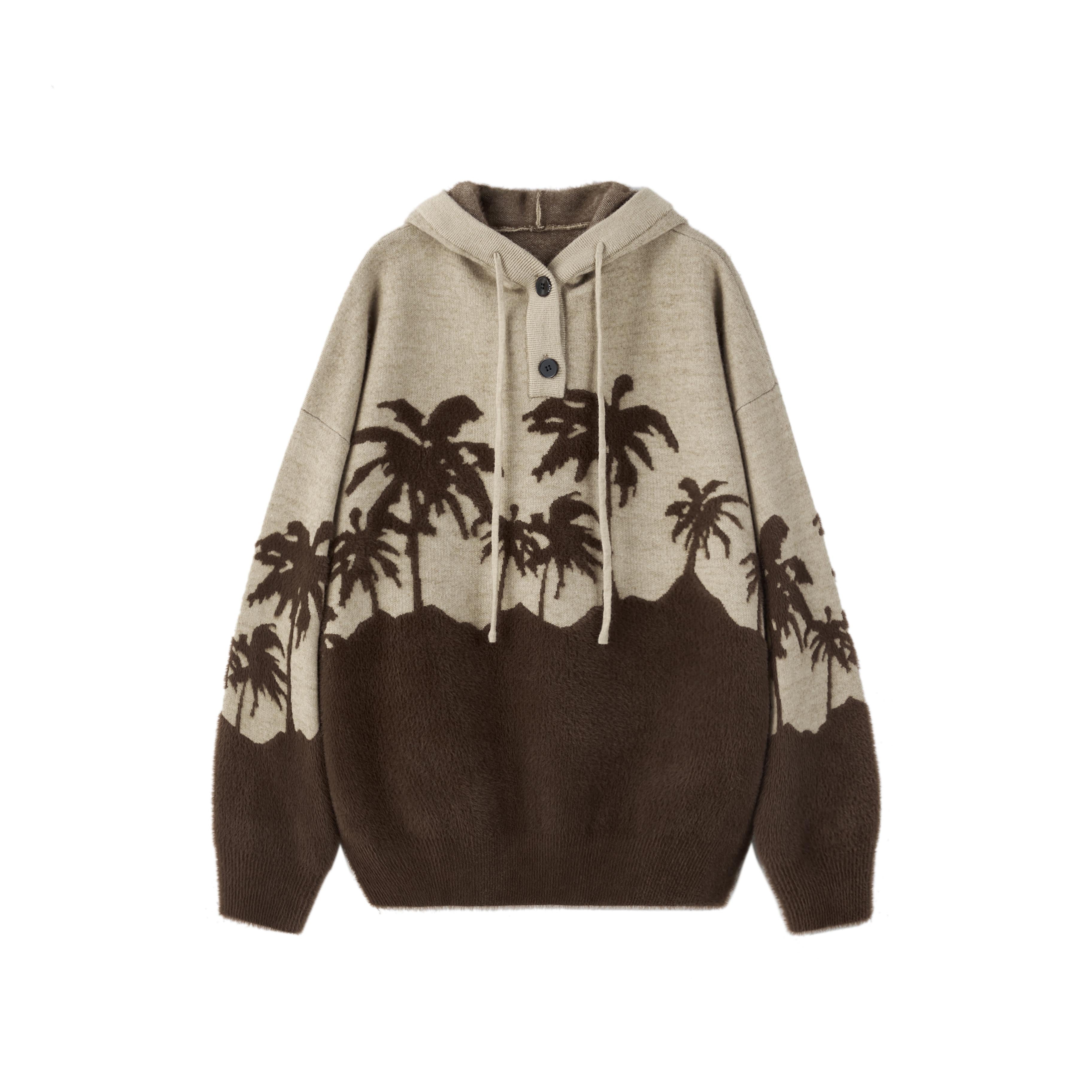 PCLP "King Palm" Knit Hoodie