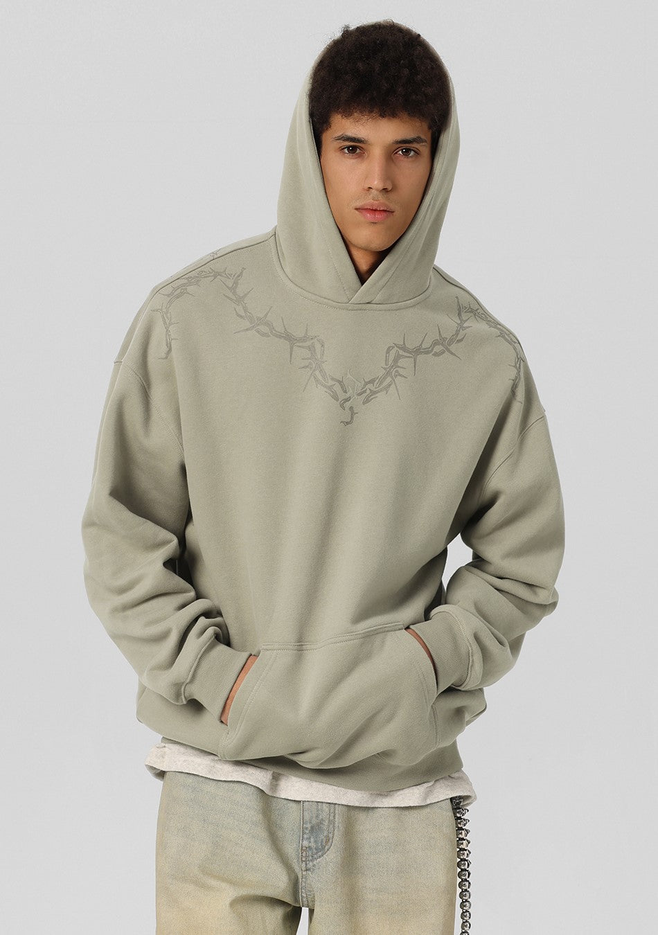 JHYQ Thorn Collar Hoodie