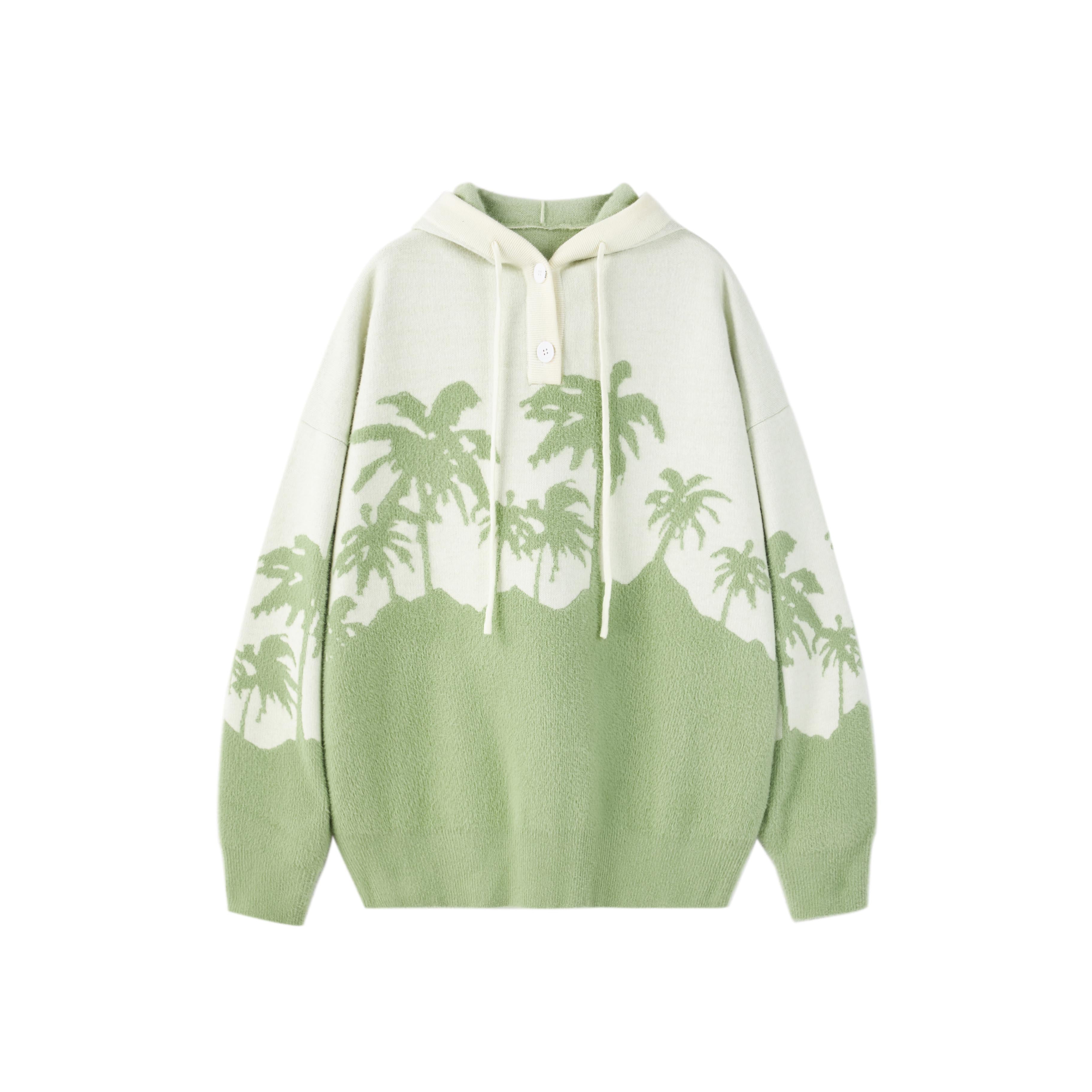 PCLP "King Palm" Knit Hoodie