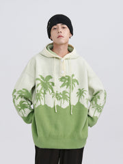 PCLP "King Palm" Knit Hoodie