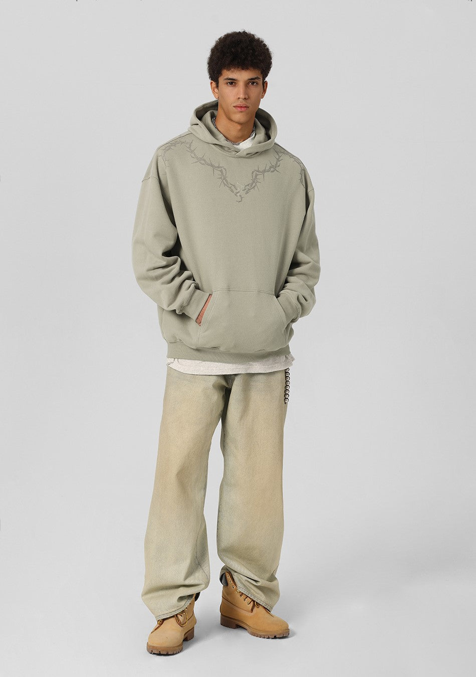JHYQ Thorn Collar Hoodie