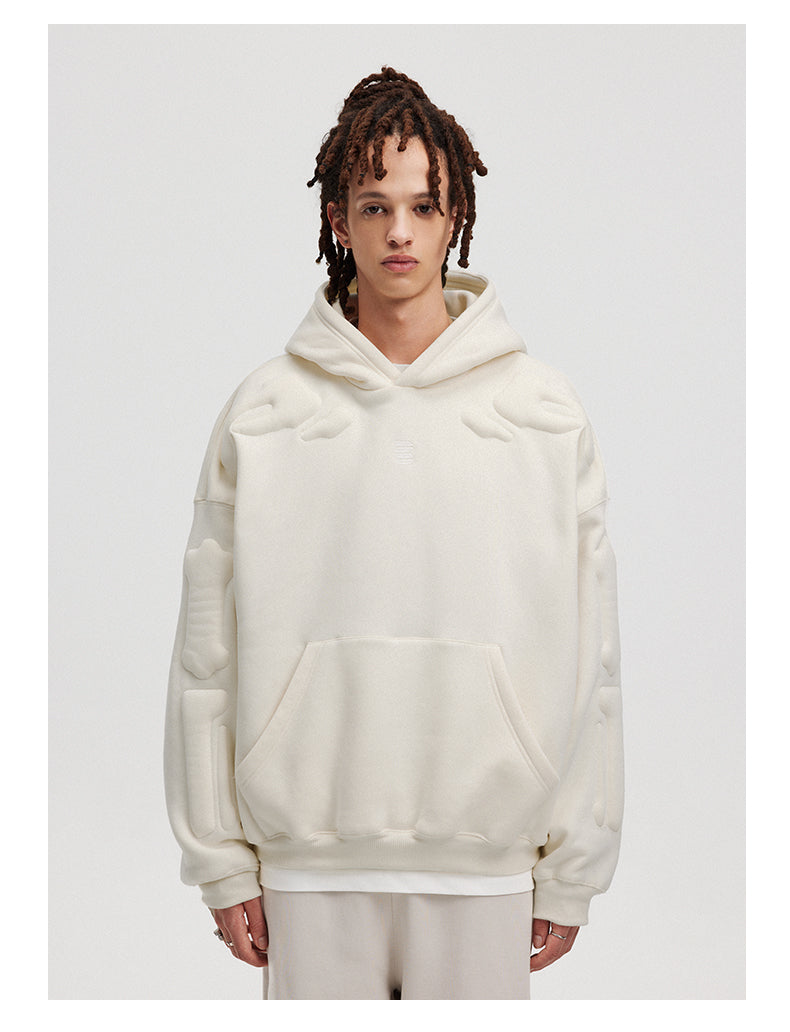 BONELESS Embossed Skeleton Hoodie