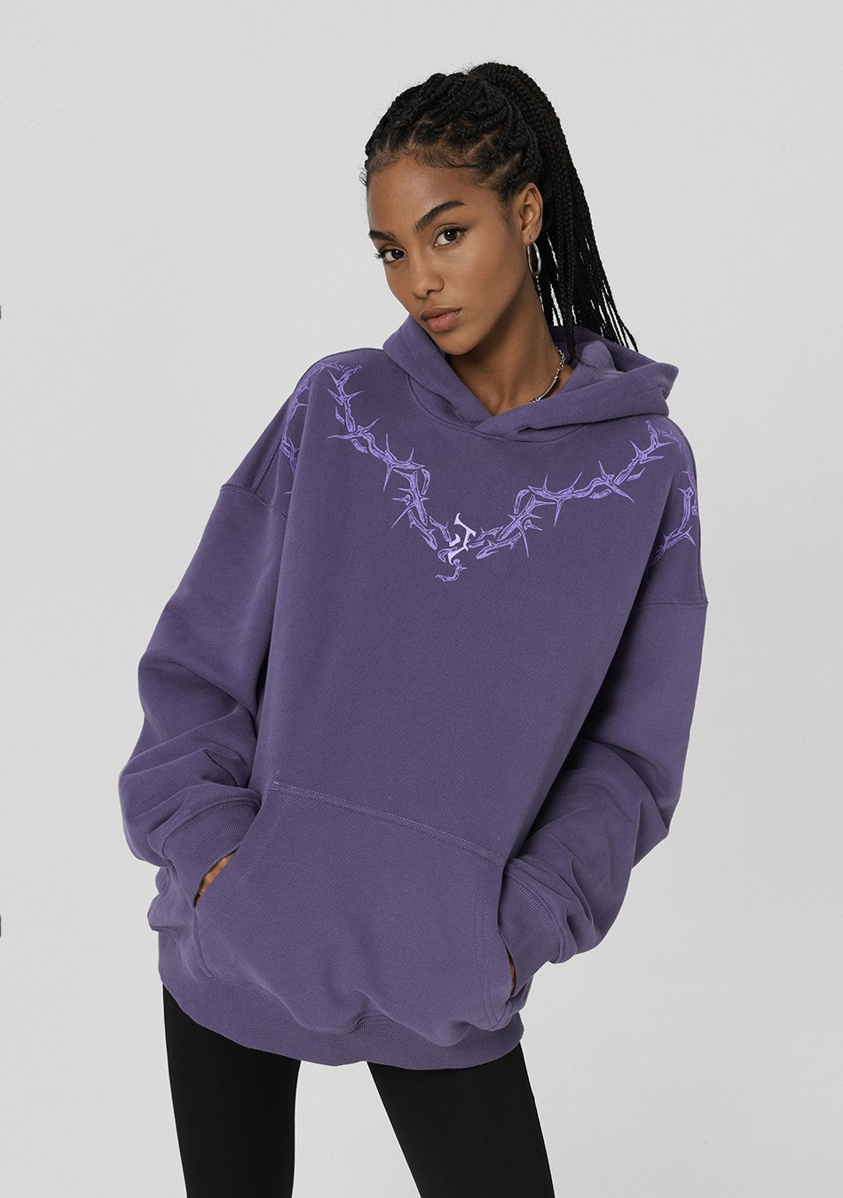 JHYQ Thorn Collar Hoodie