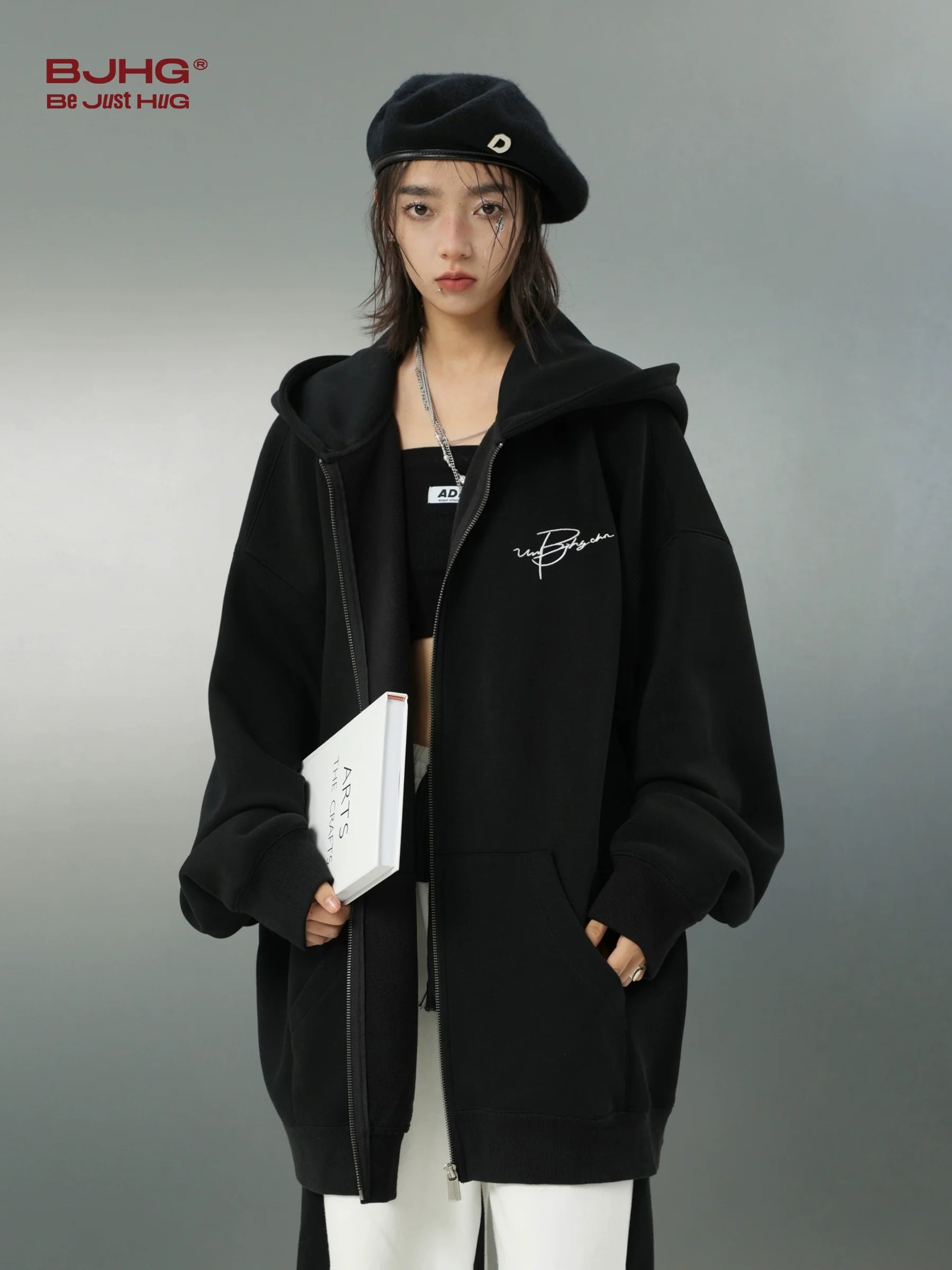 BJHG Script Logo Hoodie