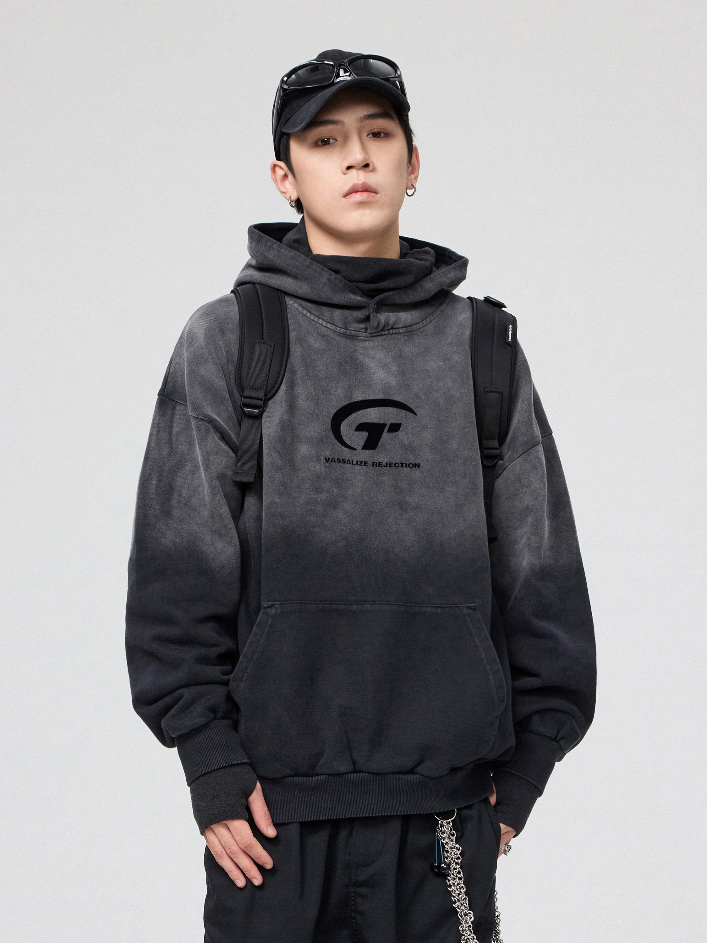 GTRG Gradient Washed Logo Hoodie