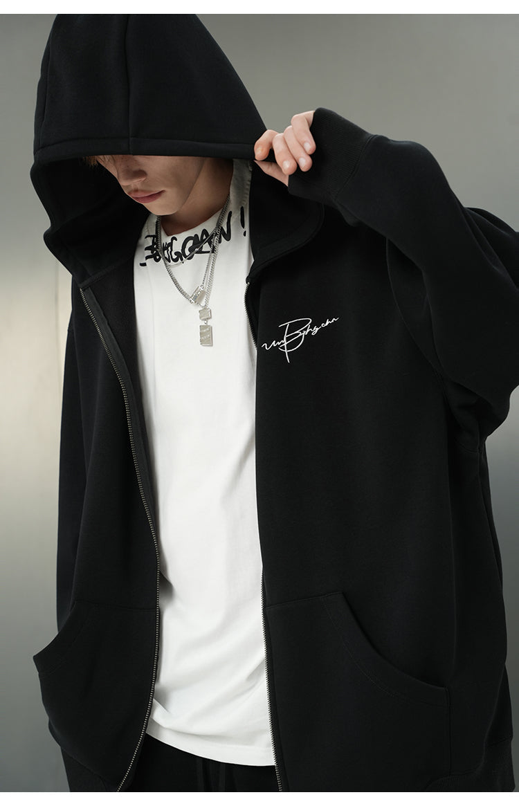 BJHG Script Logo Hoodie