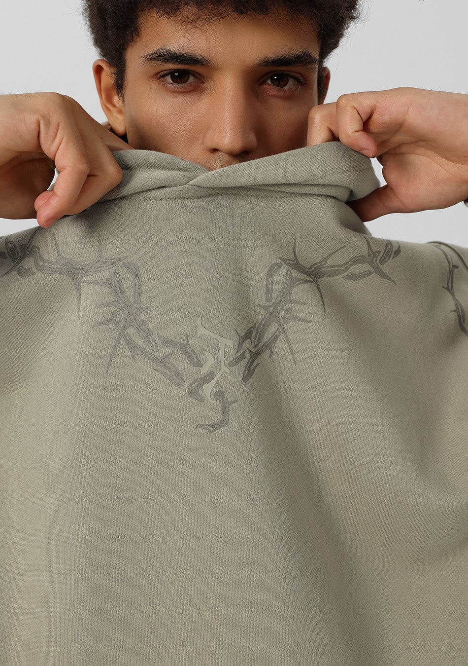 JHYQ Thorn Collar Hoodie