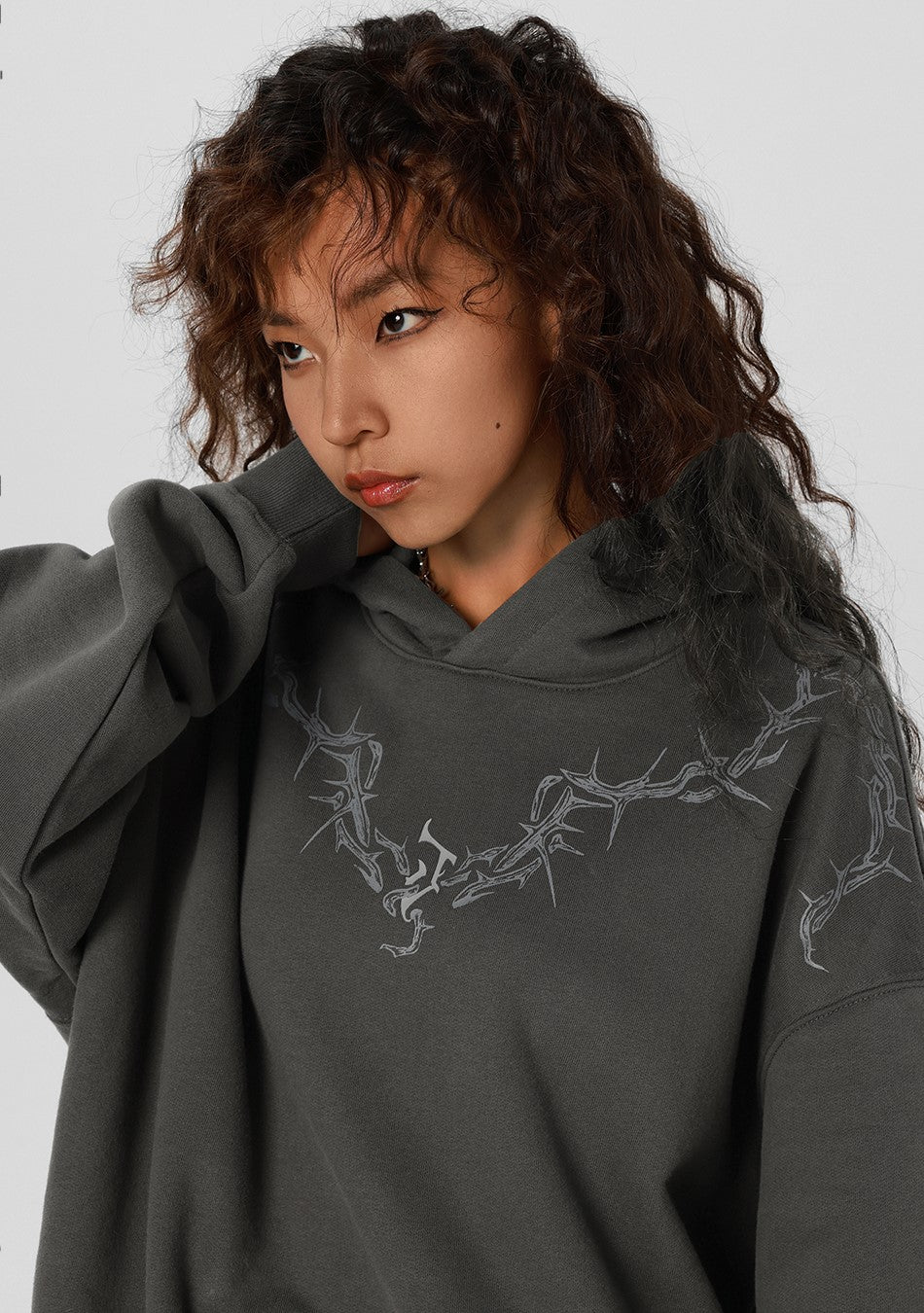 JHYQ Thorn Collar Hoodie