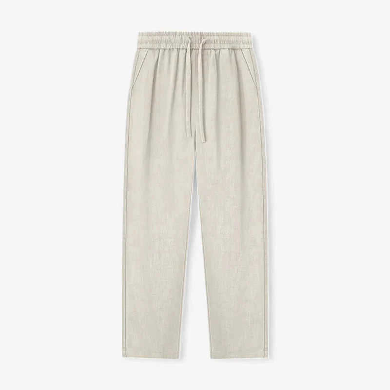 Old Money Linen Drawstring Pants