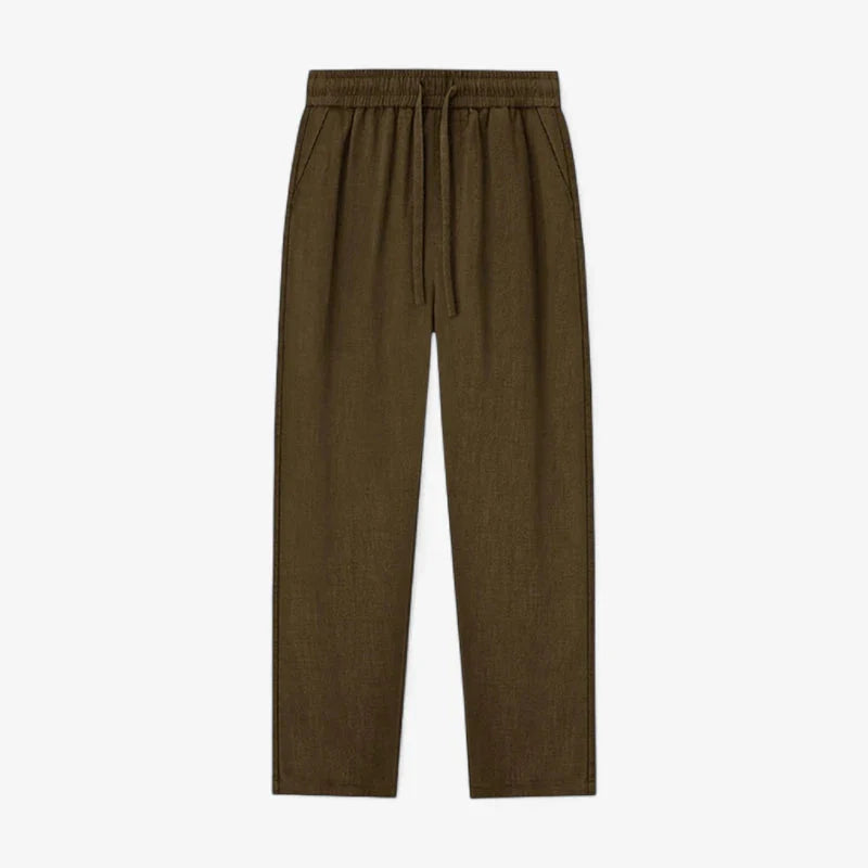 Old Money Linen Drawstring Pants
