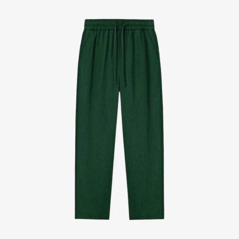 Old Money Linen Drawstring Pants