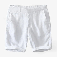Old Money Pure Linen Shorts
