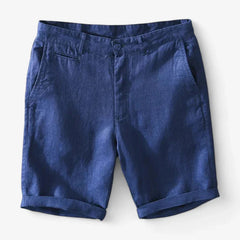 Old Money Pure Linen Shorts