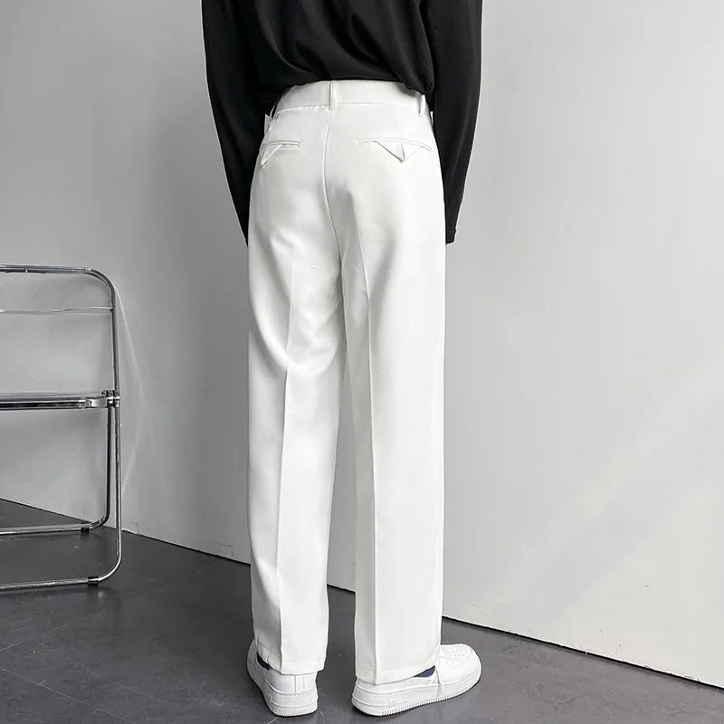 Old Money Straight-Leg Trousers