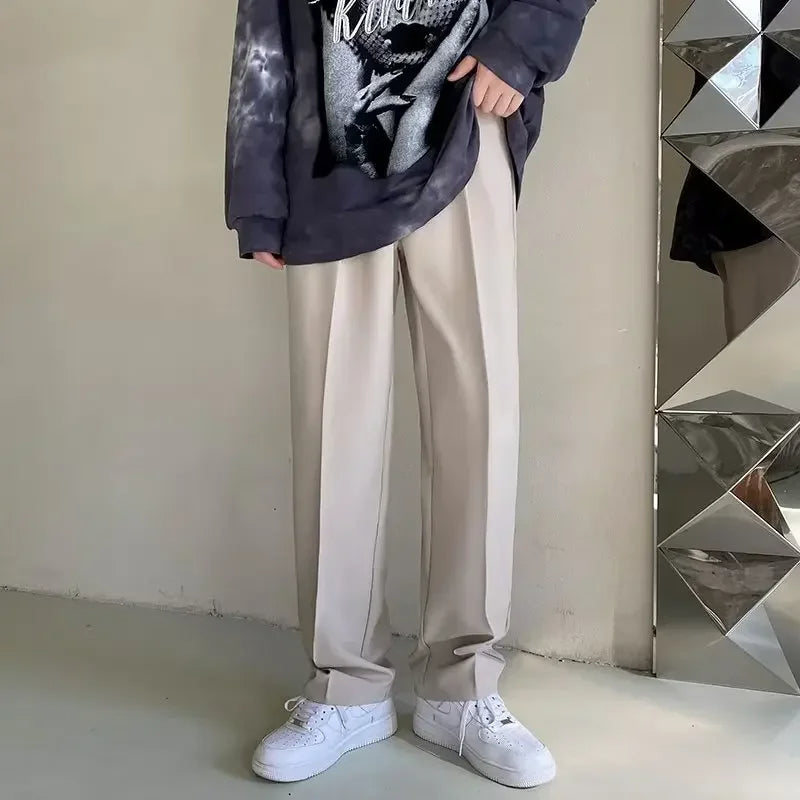 Old Money Straight-Leg Trousers