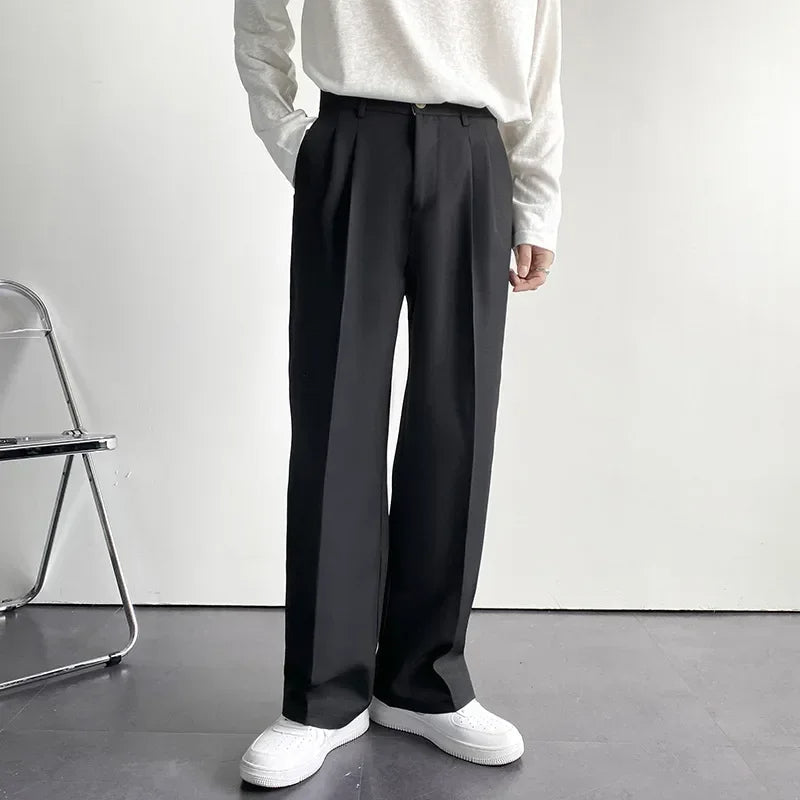 Old Money Straight-Leg Trousers