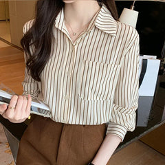Old Money Stripe Button-Up Shirt