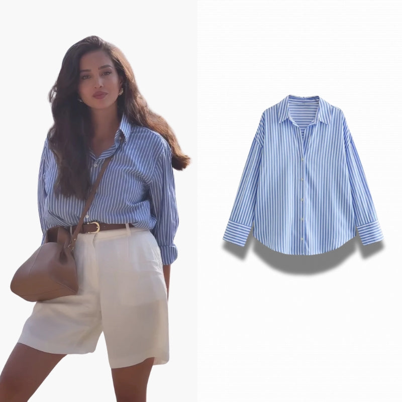 Old Money Stripped Shirt